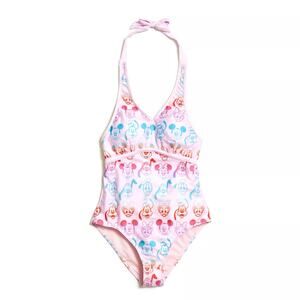 Disney Store Mickey and Friends One Piece Halter UPF 50 Swimsuit Sz 1X 20/22